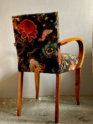 Bridge Chairs | Pair of chair covered in House of Hackney Artemis Black