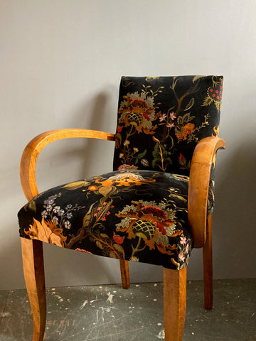 Bridge Chairs | Pair of chair covered in House of Hackney Artemis Black